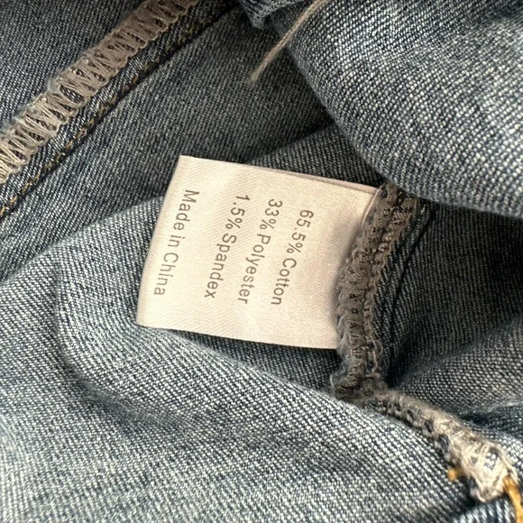 Emerson Lang Denim Vest Top - Blue - Picture 4 of 6